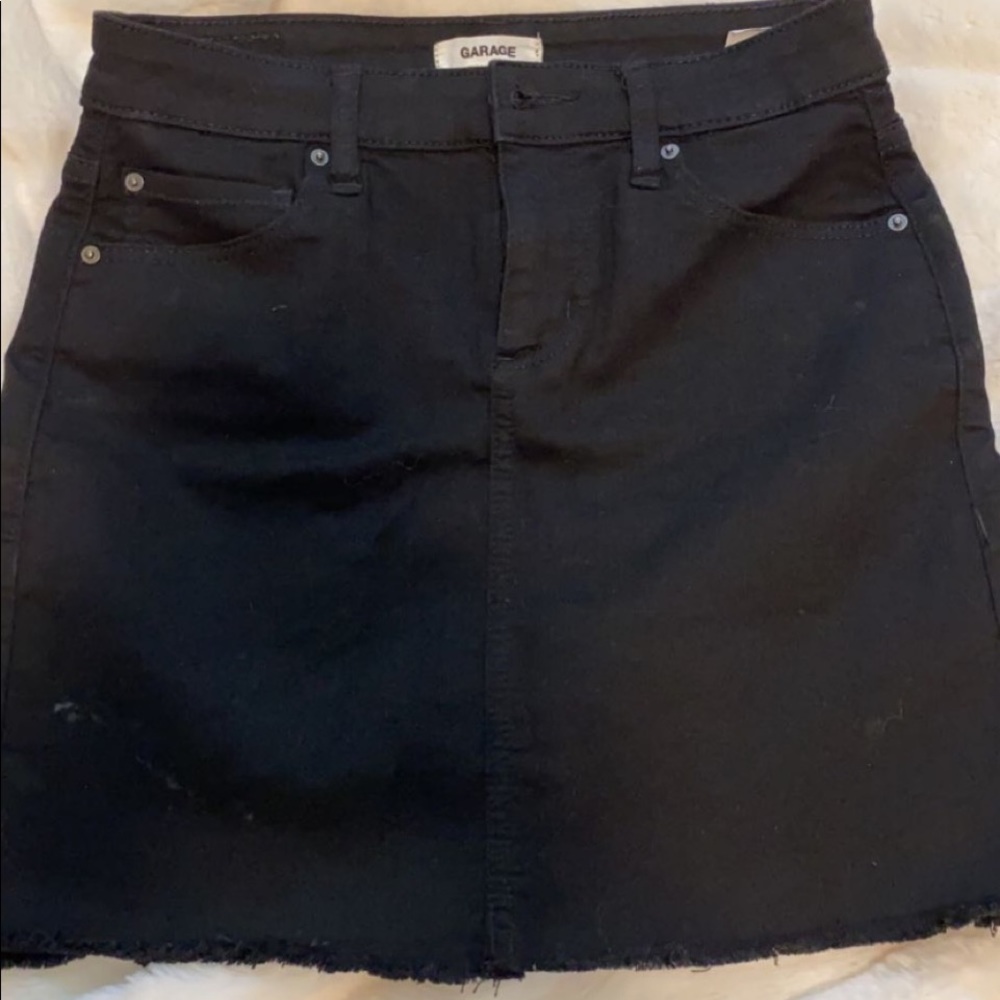 GARAGE mini jean skirt